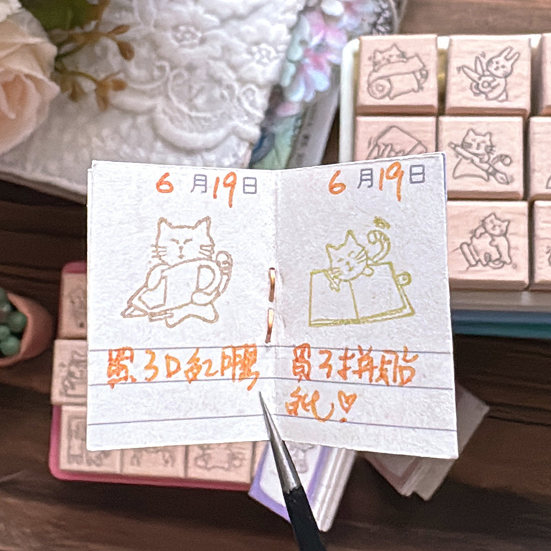 new / 《喀嚓 ka cha》 印章組 Stamp Frame Set - YU'S WORLD STORE|小玉的貼貼世界