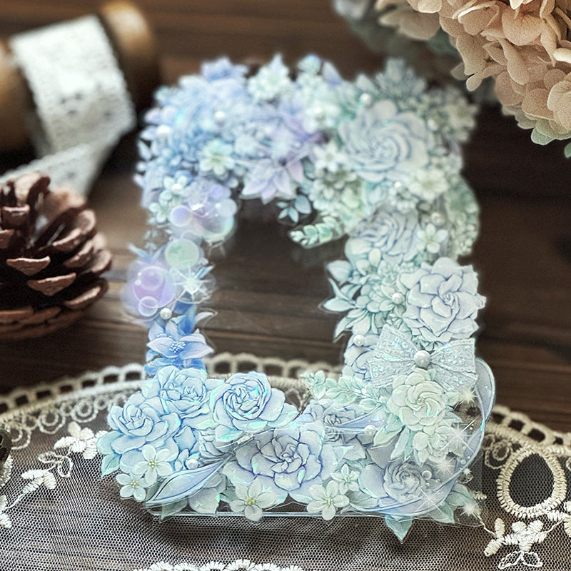 TAP37 微光蔓影 / 亮面PET / 膠帶 / 彩虹晶透 - YU'S WORLD STORE|小玉的貼貼世界