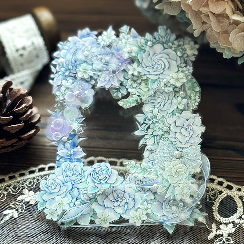 TAP36 梔子花開 / 亮面PET / 膠帶 / 貝殼光 - YU'S WORLD STORE|小玉的貼貼世界