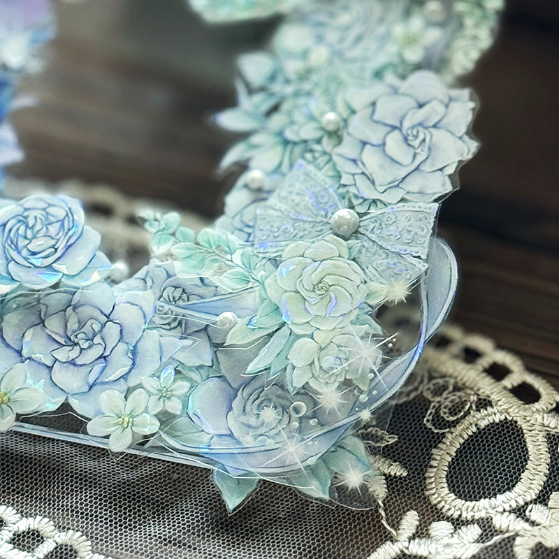 TAP37 微光蔓影 / 亮面PET / 膠帶 / 彩虹晶透 - YU'S WORLD STORE|小玉的貼貼世界