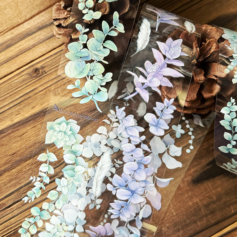 TAP37 微光蔓影 / 亮面PET / 膠帶 / 彩虹晶透 - YU'S WORLD STORE|小玉的貼貼世界