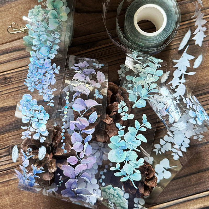 TAP37 微光蔓影 / 亮面PET / 膠帶 / 彩虹晶透 - YU'S WORLD STORE|小玉的貼貼世界