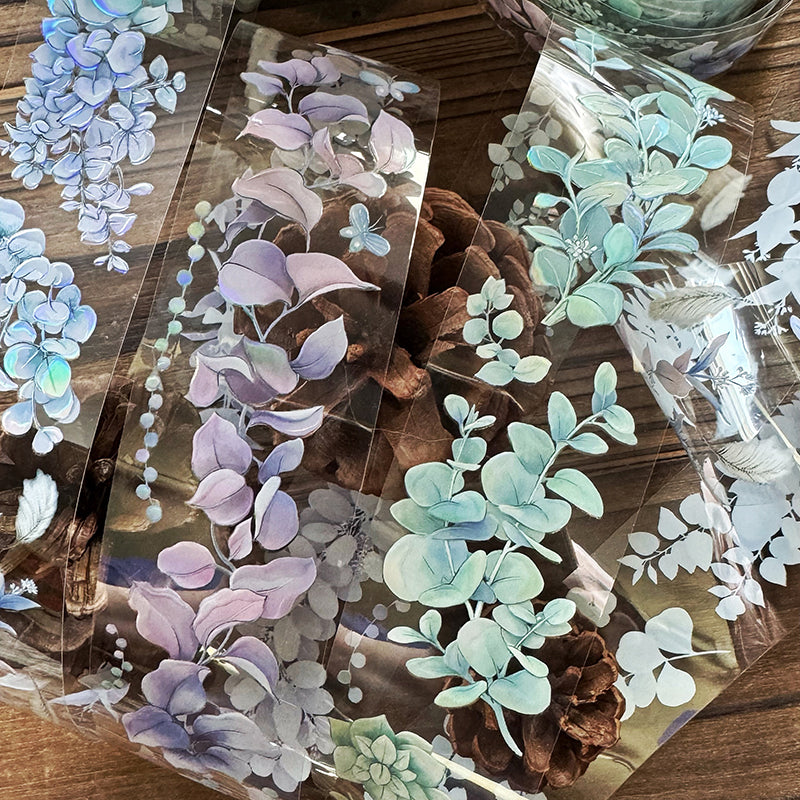 TAP37 微光蔓影 / 亮面PET / 膠帶 / 彩虹晶透 - YU'S WORLD STORE|小玉的貼貼世界