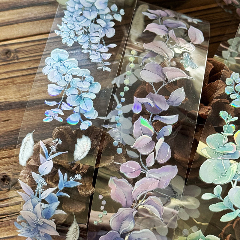 TAP37 微光蔓影 / 亮面PET / 膠帶 / 彩虹晶透 - YU'S WORLD STORE|小玉的貼貼世界