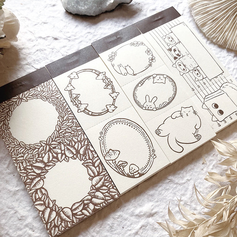 new《一起躲進午後|午後のかくれんぼ |Afternoon Hideaway 》便箋 Notes - YU'S WORLD STORE|小玉的貼貼世界