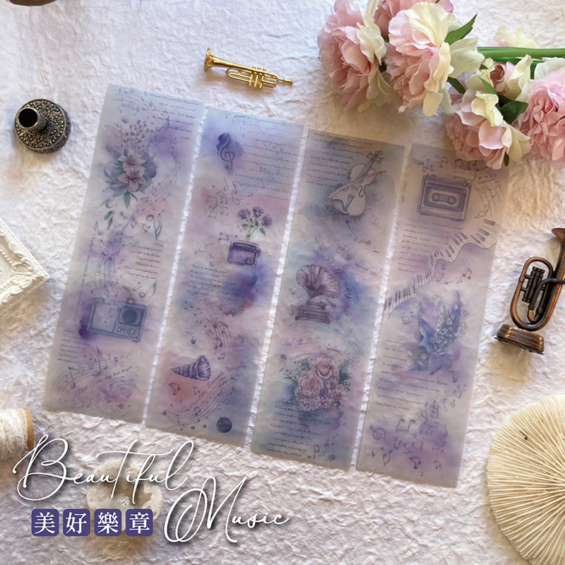 new / TAP41 美好樂章 / 亮面PET / 硫酸紙 / 膠帶 - YU'S WORLD STORE|小玉的貼貼世界