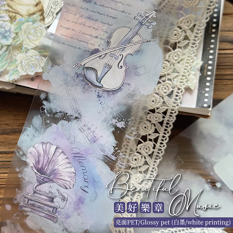 new / TAP41 美好樂章 / 亮面PET / 硫酸紙 / 膠帶 - YU'S WORLD STORE|小玉的貼貼世界