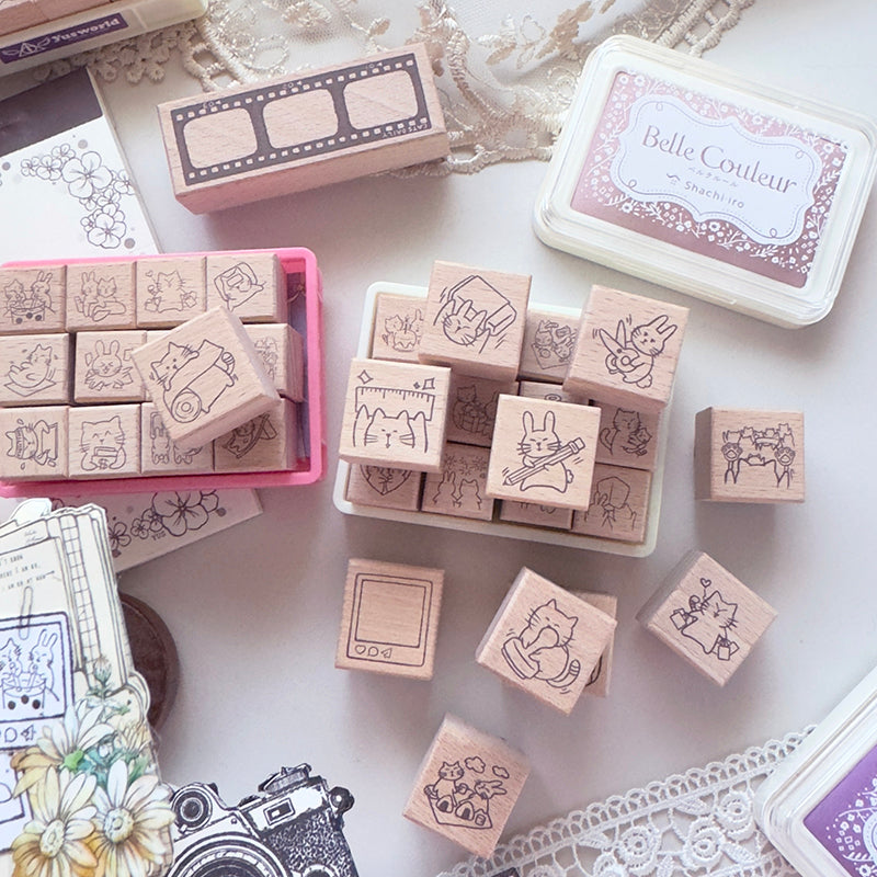 new / no.303-308 文具日常系列之文具控印章組 - YU'S WORLD STORE|小玉的貼貼世界