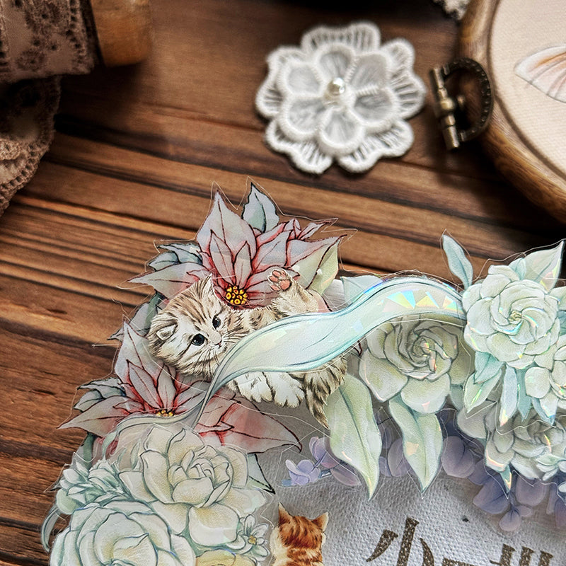 TAP37 微光蔓影 / 亮面PET / 膠帶 / 彩虹晶透 - YU'S WORLD STORE|小玉的貼貼世界