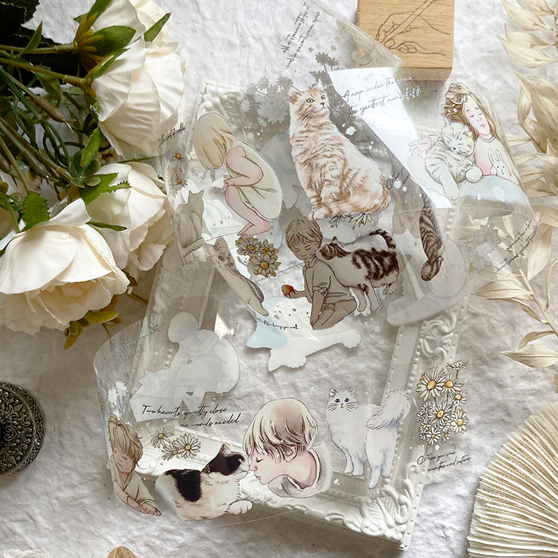 new《 愛的片刻 |愛しいひととき|Love moment 》Glossy PET tape +Spot Varnishing - YU'S WORLD STORE|小玉的貼貼世界