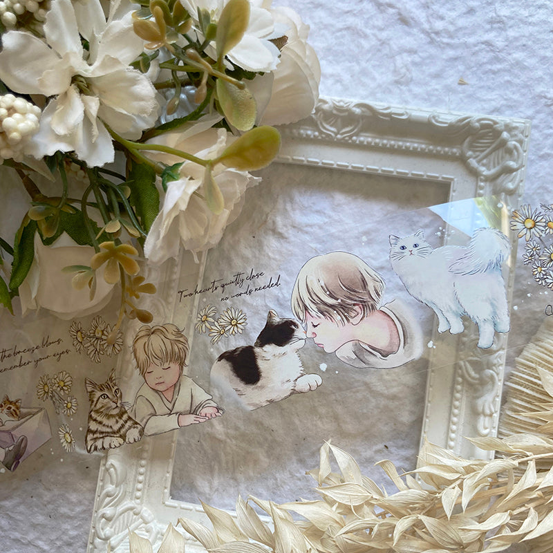 new《 愛的片刻 |愛しいひととき|Love moment 》Glossy PET tape +Spot Varnishing - YU'S WORLD STORE|小玉的貼貼世界