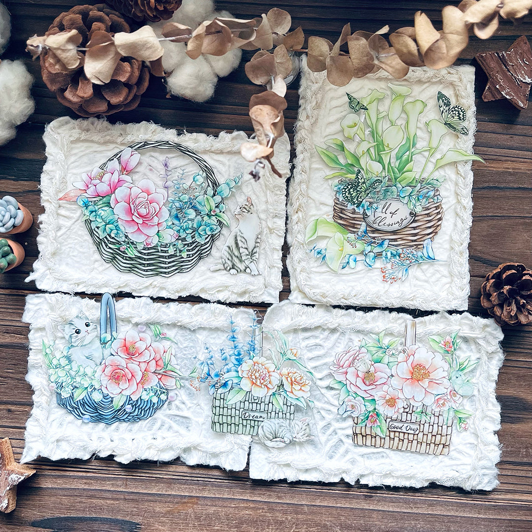 TAP26 道具間 :: 籃 & 花 / PET膠帶 - YU'S WORLD STORE|小玉的貼貼世界