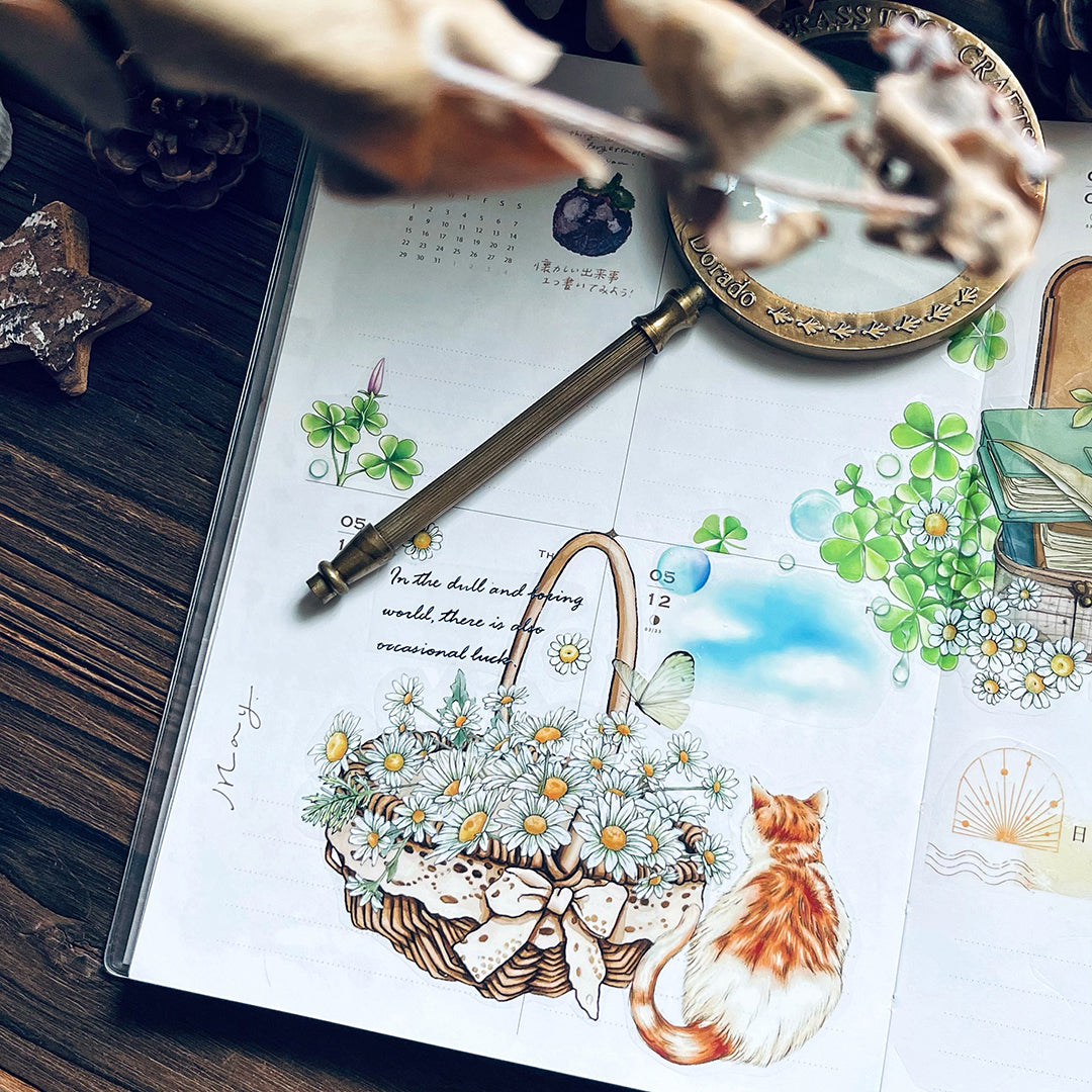 TAP26 道具間 :: 籃 & 花 / PET膠帶 - YU'S WORLD STORE|小玉的貼貼世界