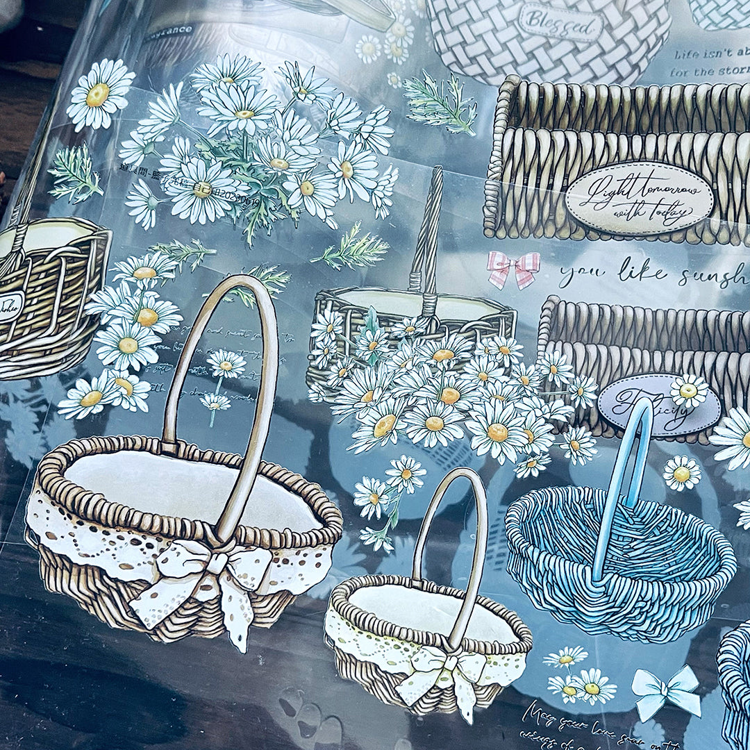 TAP26 道具間 :: 籃 & 花 / PET膠帶 - YU'S WORLD STORE|小玉的貼貼世界