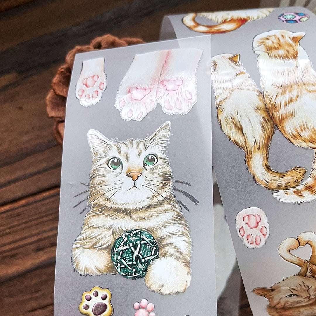 貓咪日常 肉球 / 紙膠帶 - YU'S WORLD STORE|小玉的貼貼世界