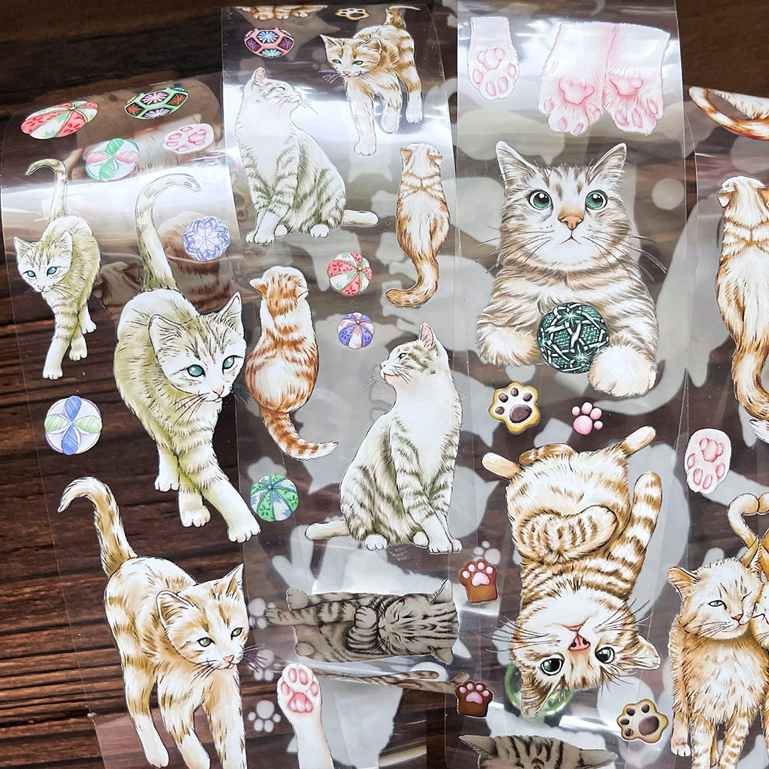貓咪日常 肉球 / 紙膠帶 - YU'S WORLD STORE|小玉的貼貼世界