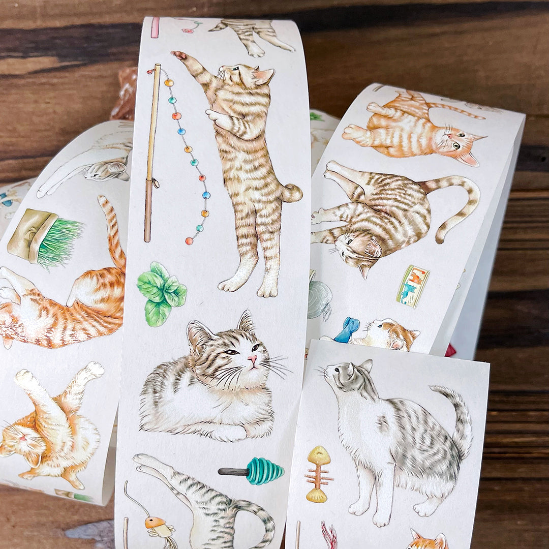 【預購】TAP19 貓咪日常 •ᴗ• 逗貓棒 / 紙膠帶 - 07/10出貨 - YU'S WORLD STORE|小玉的貼貼世界