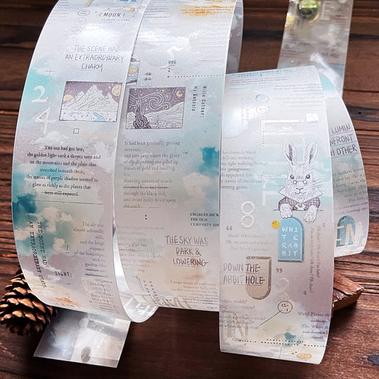 青空雜字系列 晝夜 描圖紙(硫酸紙) /亮面PE/ 紙膠帶 - YU'S WORLD STORE|小玉的貼貼世界