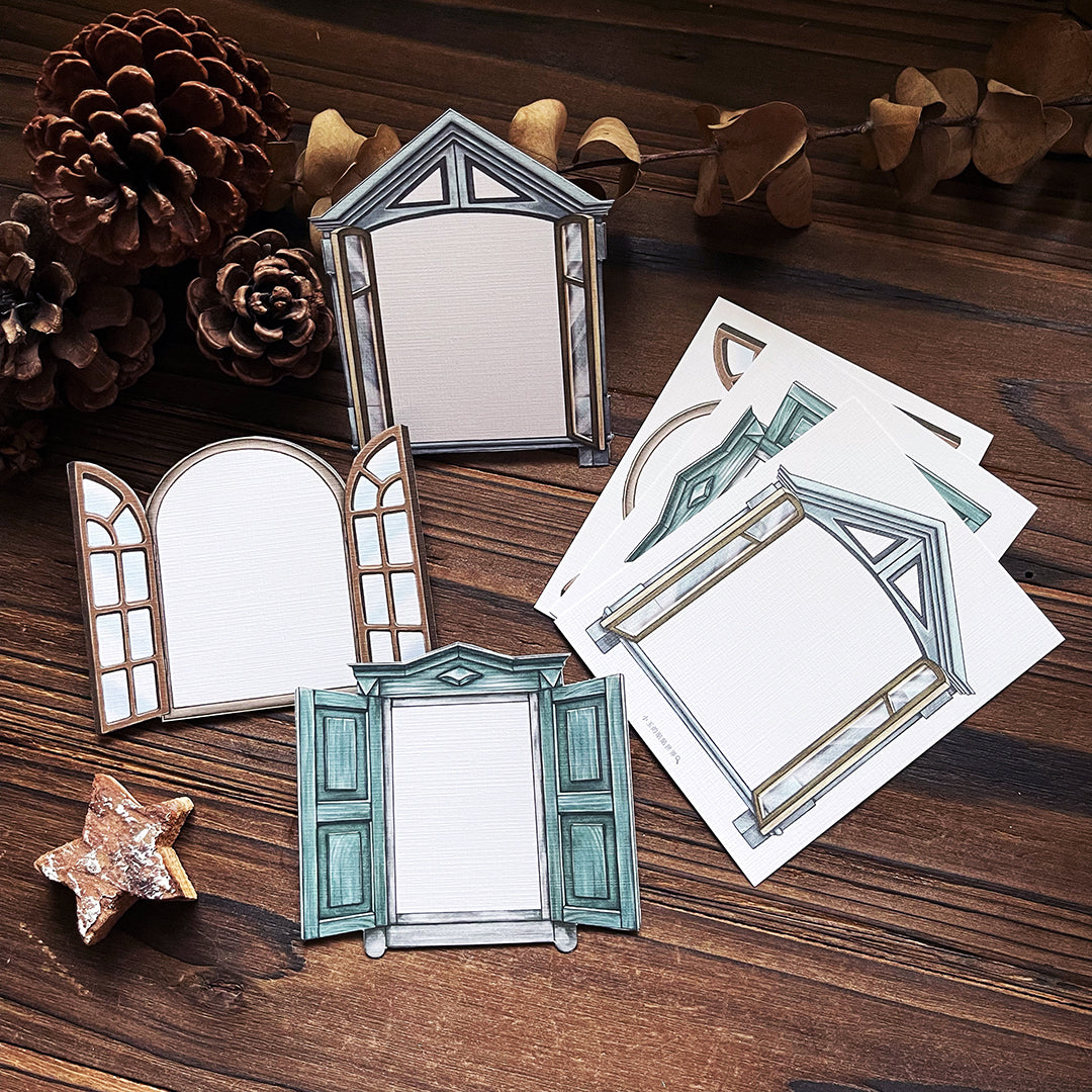 窗&框 :: 籃子&籃子 :: 籃子&瓶 / 明信片DIY貼紙組 - YU'S WORLD STORE|小玉的貼貼世界