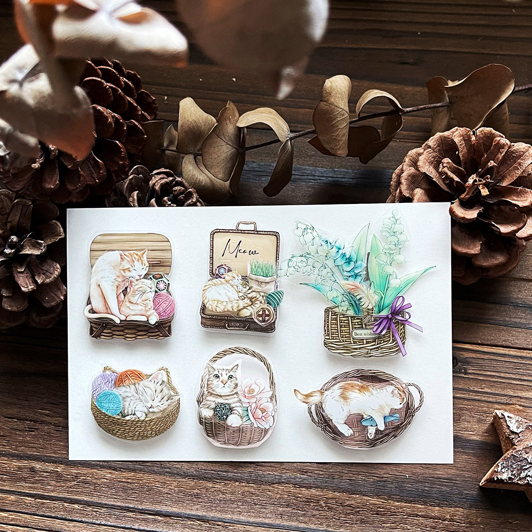 貓咪日常 毛線球/ 紙膠帶 - YU'S WORLD STORE|小玉的貼貼世界