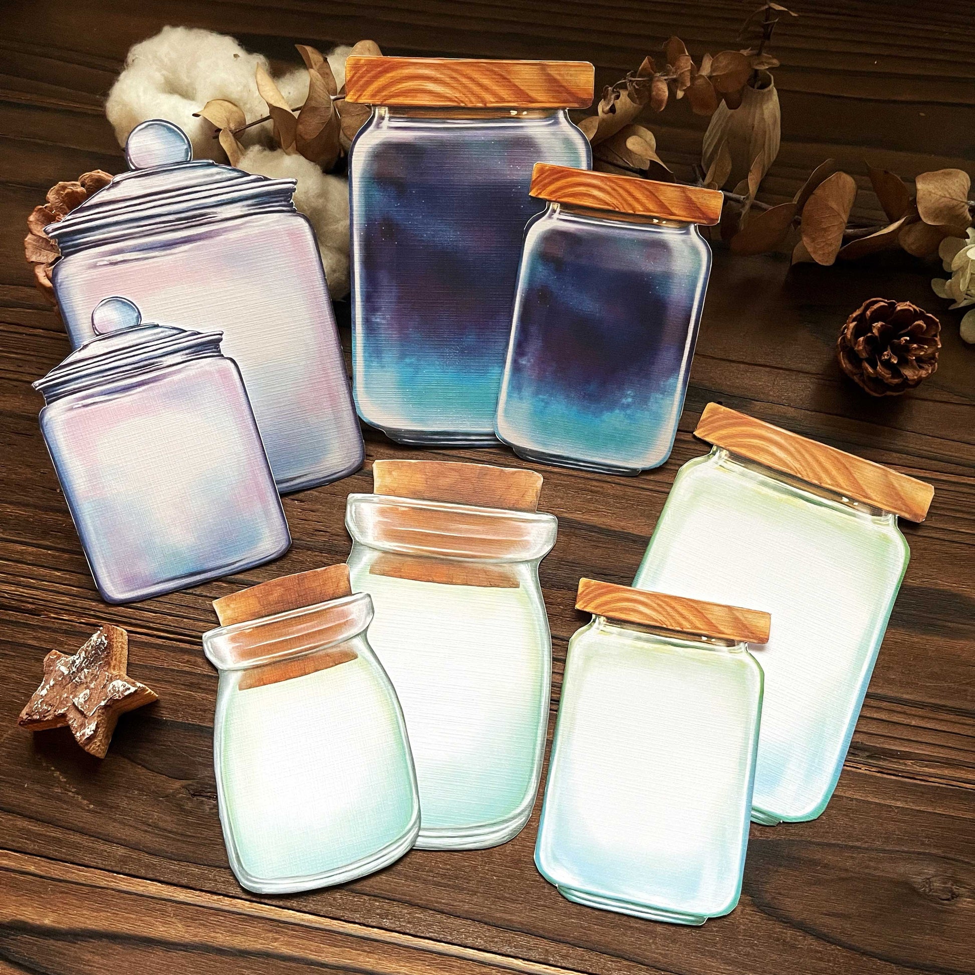 漂流瓶 星空瓶 玻璃瓶 / 明信片 - YU'S WORLD STORE|小玉的貼貼世界