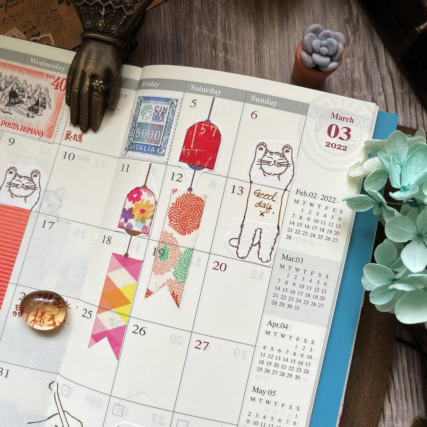 no.103 風鈴紙膠帶 / 印章 - YU'S WORLD STORE|小玉的貼貼世界