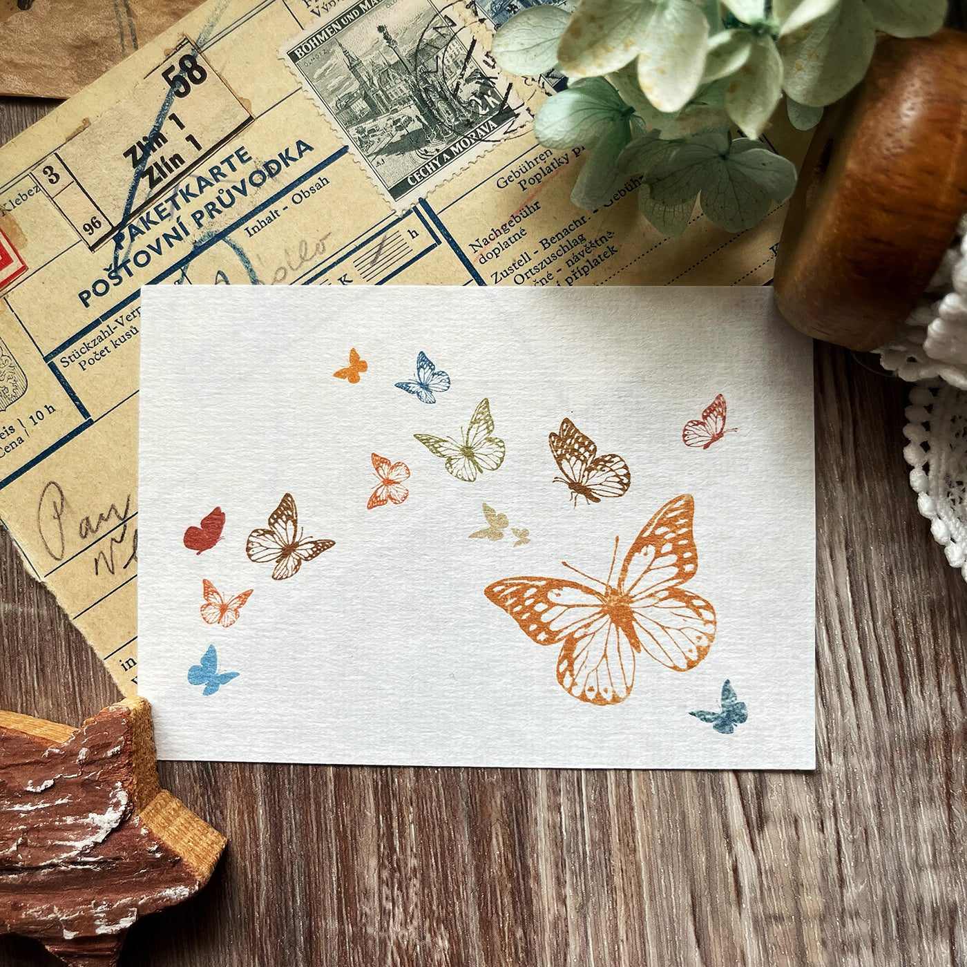 no.108-109 蝴蝶 / 印章 - YU'S WORLD STORE|小玉的貼貼世界