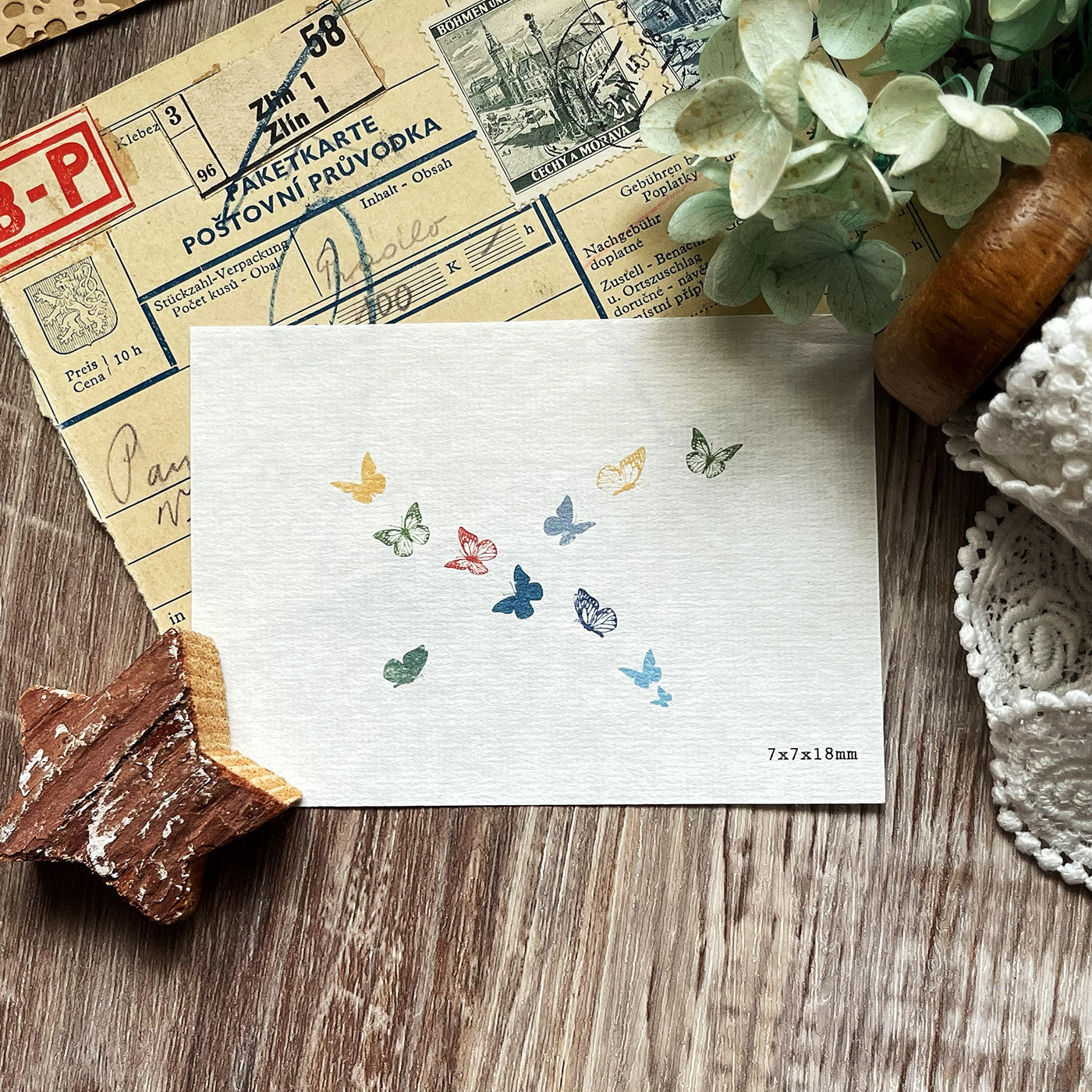 no.116-125 小舞蝶 :: 復刻版 / 迷你印章 - YU'S WORLD STORE|小玉的貼貼世界