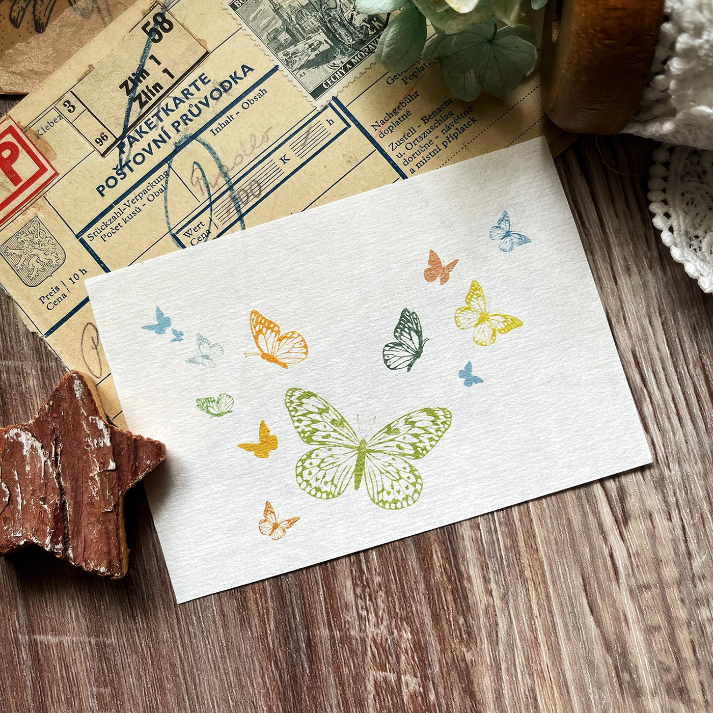 no.116-125 小舞蝶 :: 復刻版 / 迷你印章 - YU'S WORLD STORE|小玉的貼貼世界