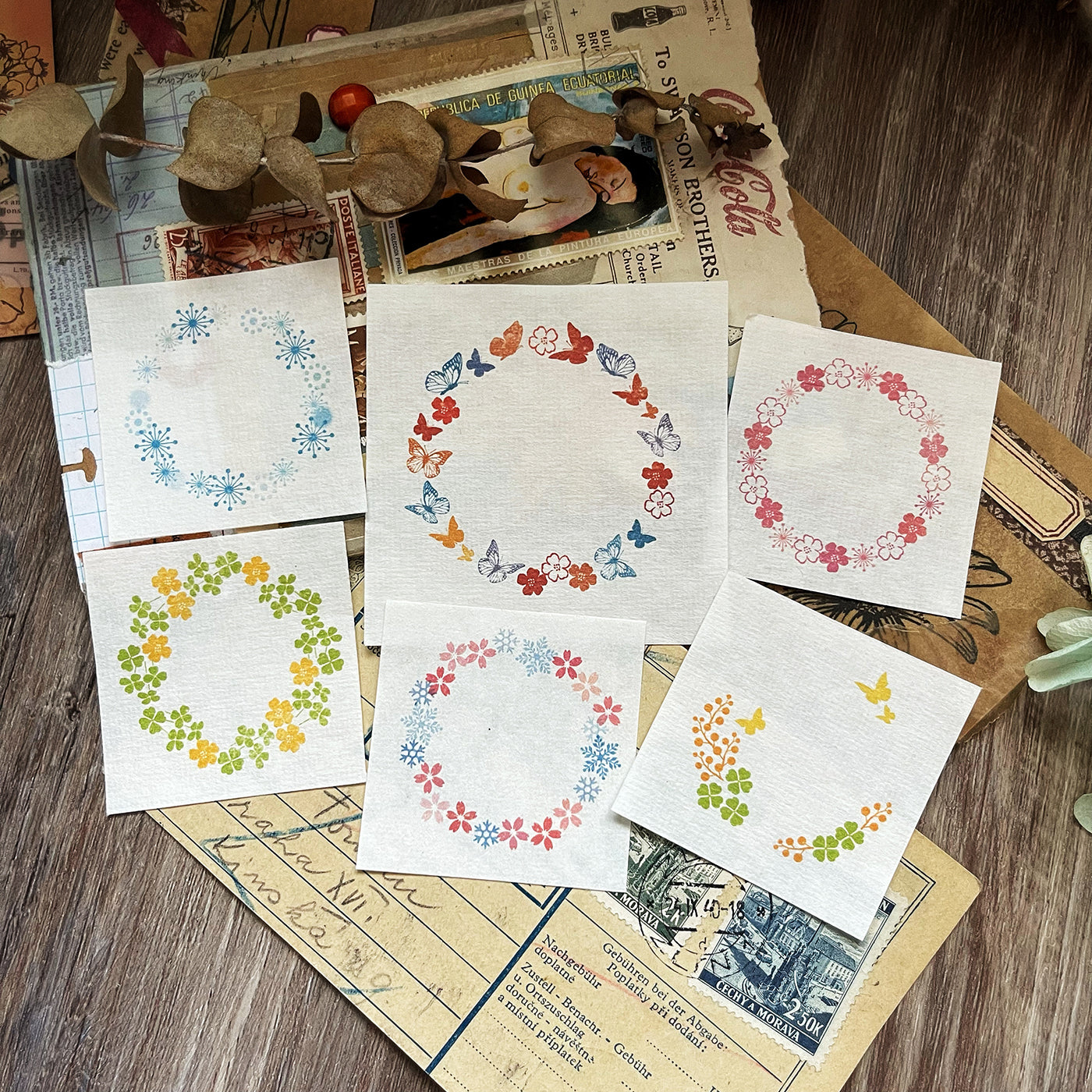 no.116-125 小舞蝶 :: 復刻版 / 迷你印章 - YU'S WORLD STORE|小玉的貼貼世界