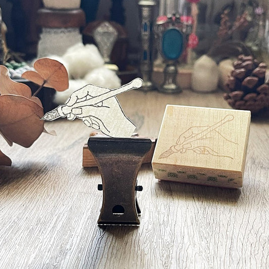 no.18 訊息・手寫的溫度 / 手繪復古印章 - YU'S WORLD STORE|小玉的貼貼世界