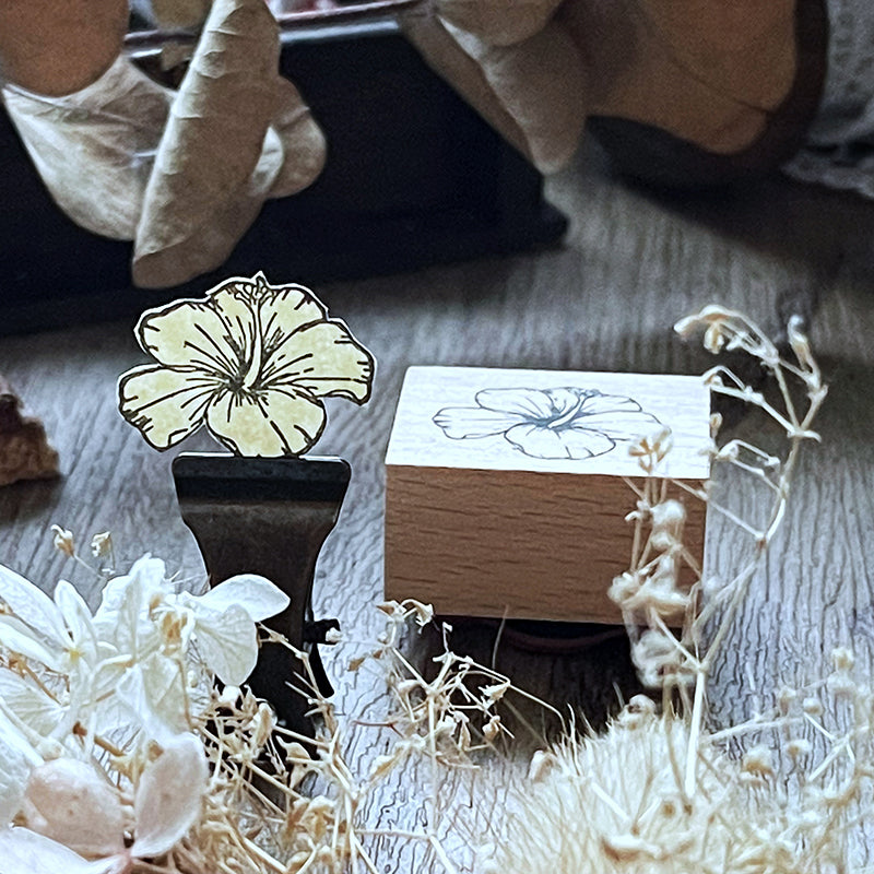 no.19-22 日光・扶桑花 :: 復刻版 / 手繪復古印章 - YU'S WORLD STORE|小玉的貼貼世界