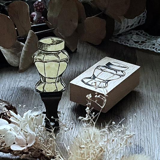no.35《墨水瓶》玲瓏八角瓶 :: 復刻版 / 手繪復古印章 - YU'S WORLD STORE|小玉的貼貼世界