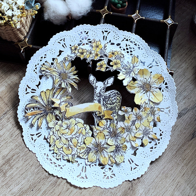 no.44-46《櫻花》B :: 復刻版 / 手繪復古印章 - YU'S WORLD STORE|小玉的貼貼世界