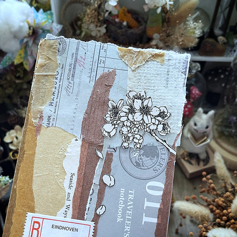 no.44-46《櫻花》B :: 復刻版 / 手繪復古印章 - YU'S WORLD STORE|小玉的貼貼世界