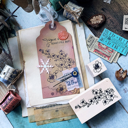 no.52 枝頭櫻花綻放 / 印章 - YU'S WORLD STORE|小玉的貼貼世界