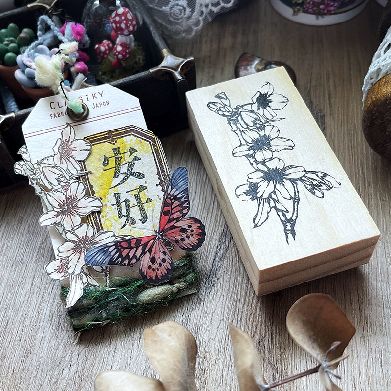 no.53 枝頭櫻花盛開 / 印章 - YU'S WORLD STORE|小玉的貼貼世界