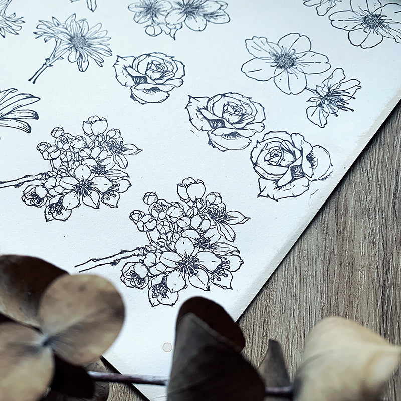 no.62《繁花》玫瑰 / 印章 - YU'S WORLD STORE|小玉的貼貼世界