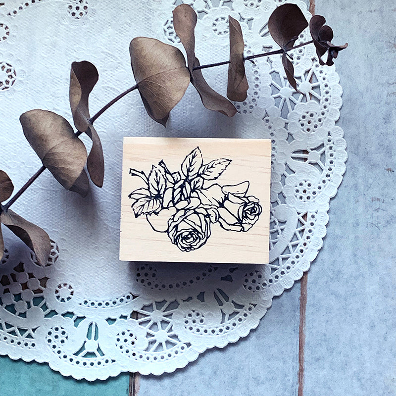 no.63《繁花》乾燥玫瑰 / 印章 - YU'S WORLD STORE|小玉的貼貼世界