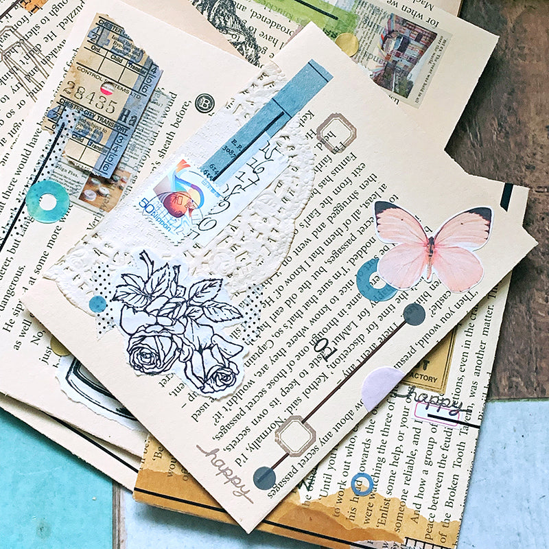 no.63《繁花》乾燥玫瑰 / 印章 - YU'S WORLD STORE|小玉的貼貼世界