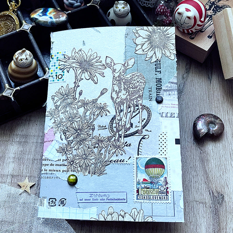 no.64《繁花》並蒂雛菊 / 印章 - YU'S WORLD STORE|小玉的貼貼世界