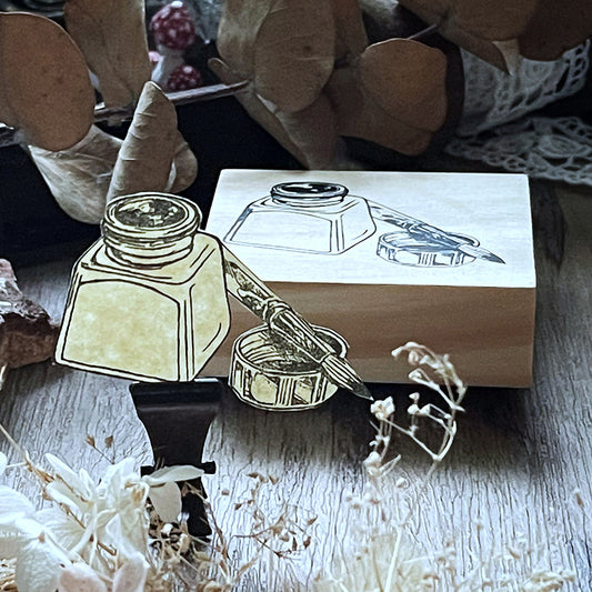 no.66《墨水瓶》/ 墨水試色印章 - YU'S WORLD STORE|小玉的貼貼世界