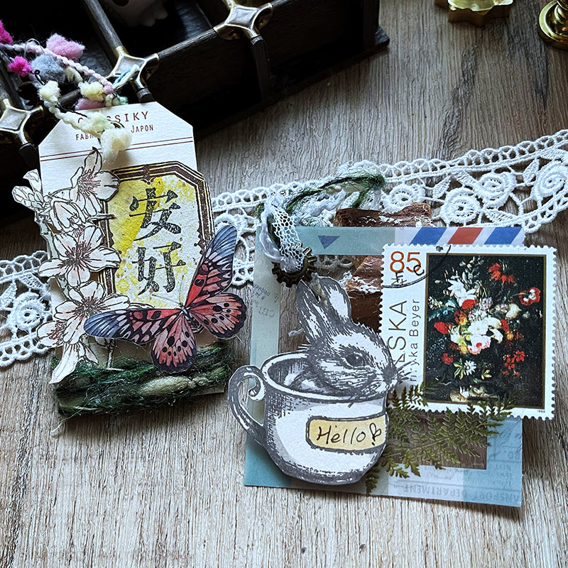no.68《墨水瓶》兔兔杯 :: 復刻版 / 手繪復古印章 - YU'S WORLD STORE|小玉的貼貼世界