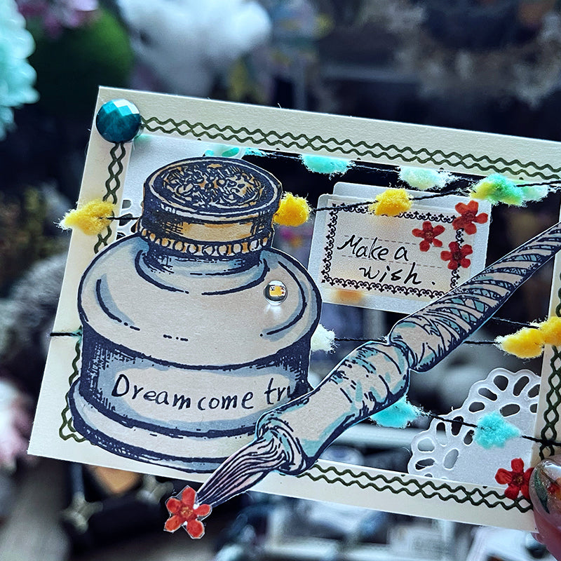 no.69《墨水瓶》/ 墨水試色印章 - YU'S WORLD STORE|小玉的貼貼世界