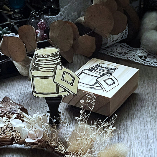 no.70《墨水瓶》/ 墨水試色印章 - YU'S WORLD STORE|小玉的貼貼世界