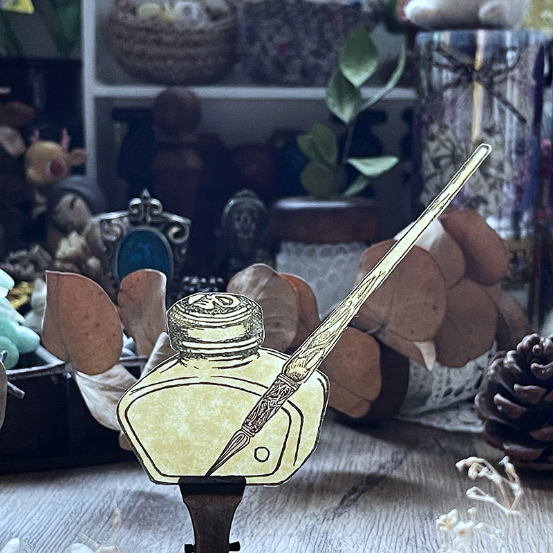 no.71《墨水瓶》/ 墨水試色印章 - YU'S WORLD STORE|小玉的貼貼世界