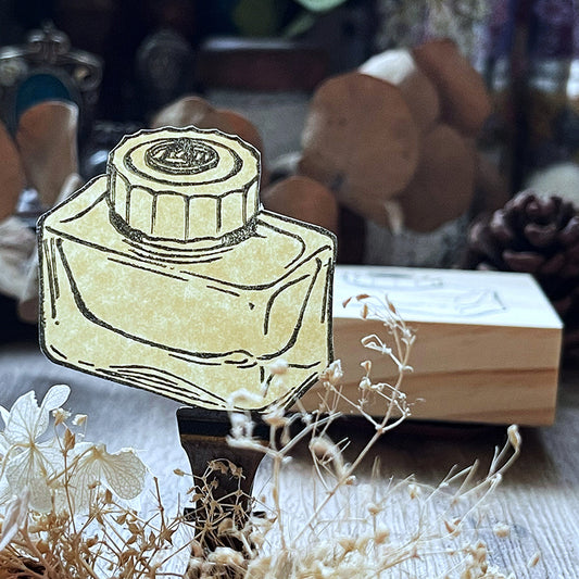 no.73《墨水瓶》/ 墨水試色印章 - YU'S WORLD STORE|小玉的貼貼世界