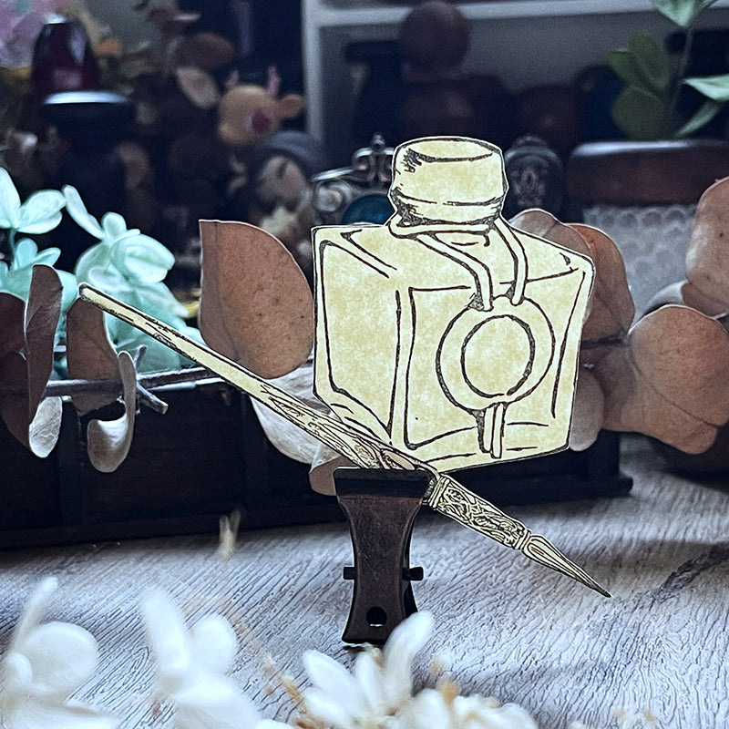 no.75《墨水瓶》/ 墨水試色印章 - YU'S WORLD STORE|小玉的貼貼世界