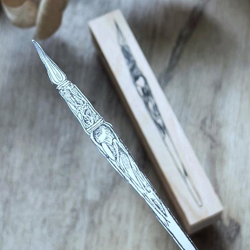 no.92《文房具》沾水筆 / 手繪復古印章 - YU'S WORLD STORE|小玉的貼貼世界