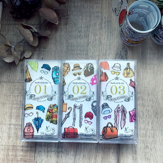 OOTD 每天穿搭 / 透明印章 - YU'S WORLD STORE|小玉的貼貼世界